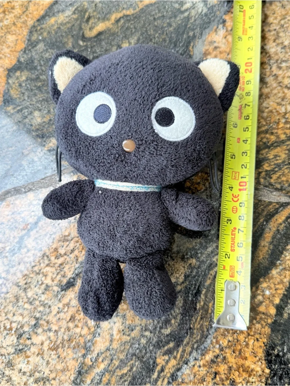 Sanrio Nakajima Chococat 1996 04 Black Plush 8” Stuffed Animal Whiskers Vintage
